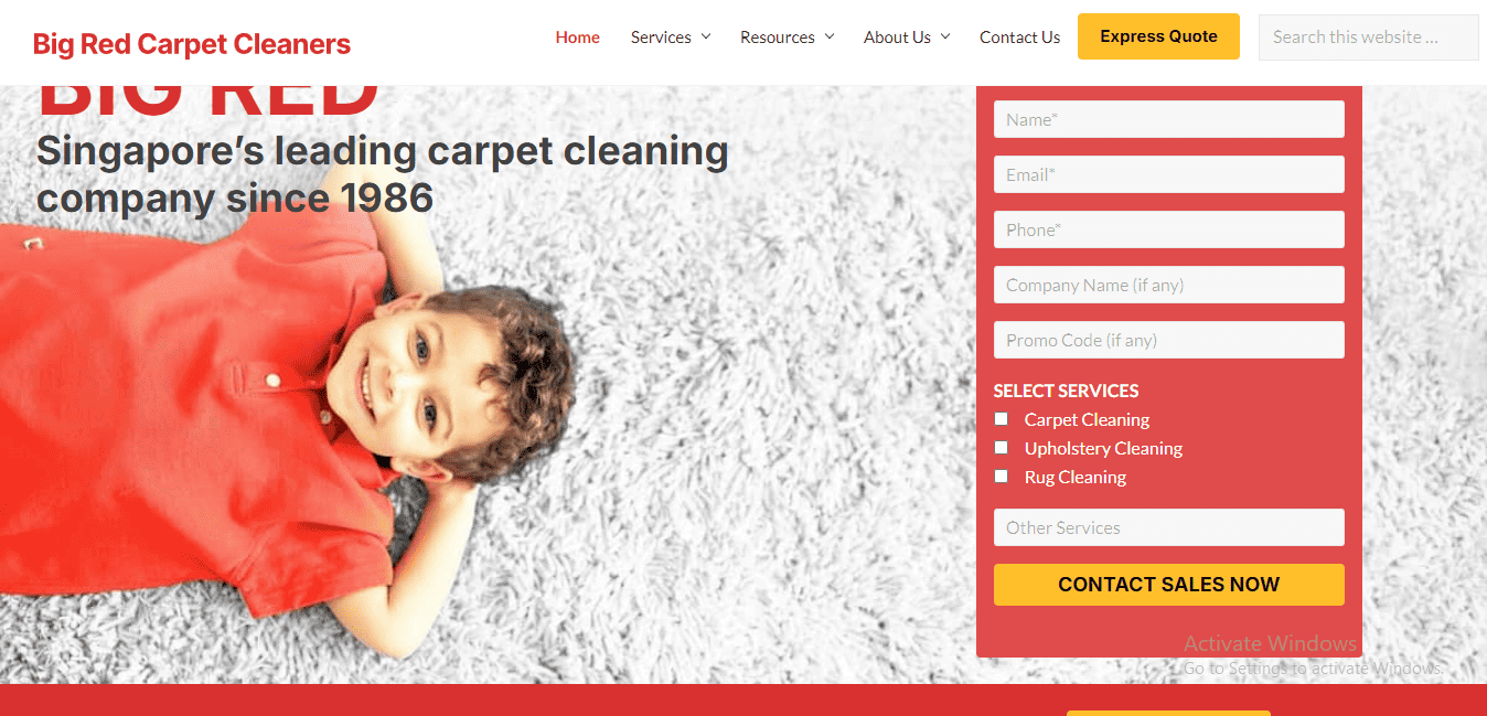 Big Red Carpet Cleaner