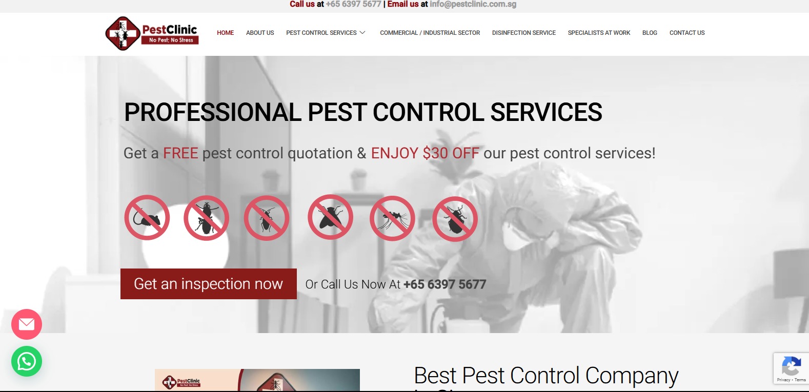 1. PestClinic Pte Ltd