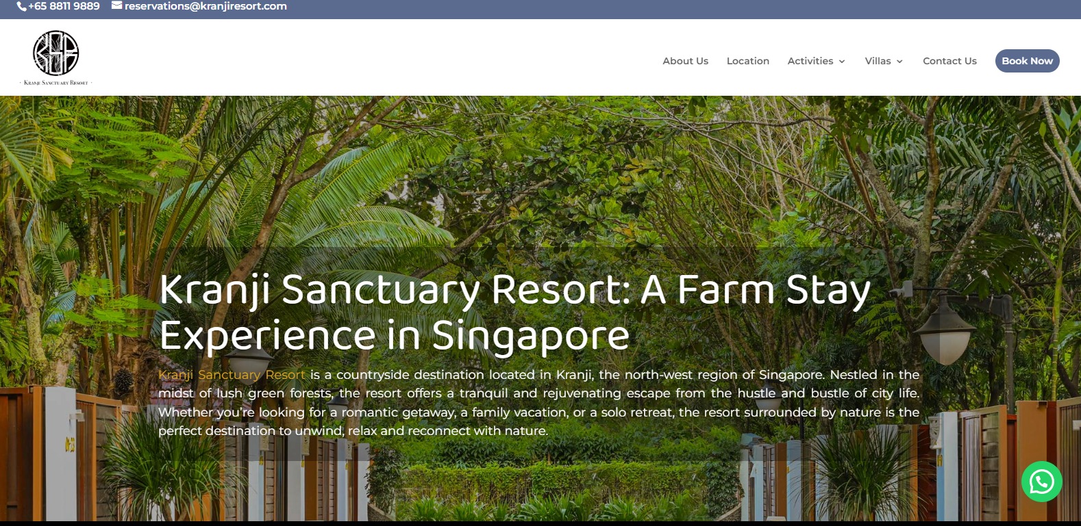 Kranji Sanctuary Resort