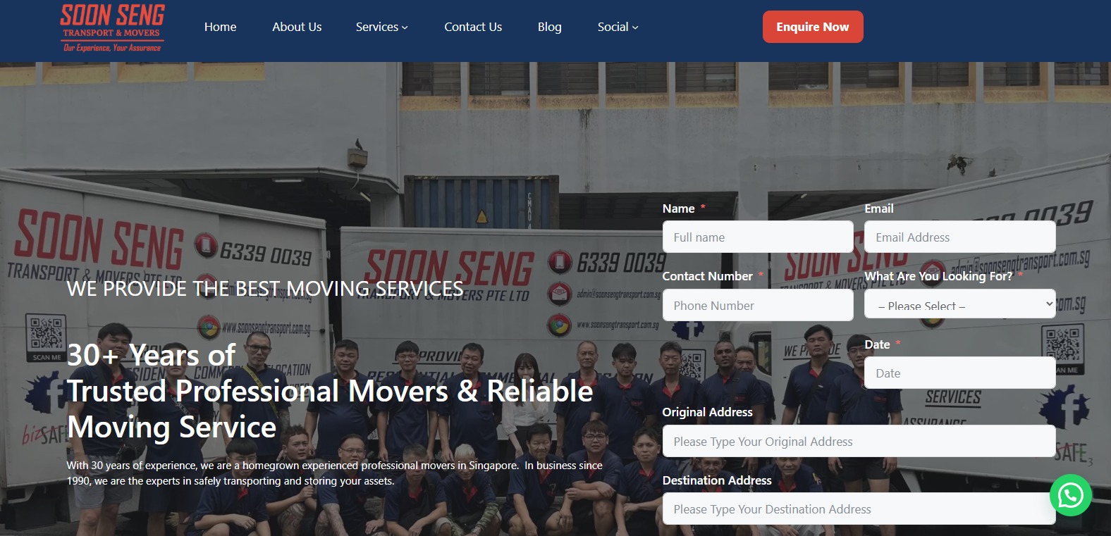 Soon Seng Transport & Movers