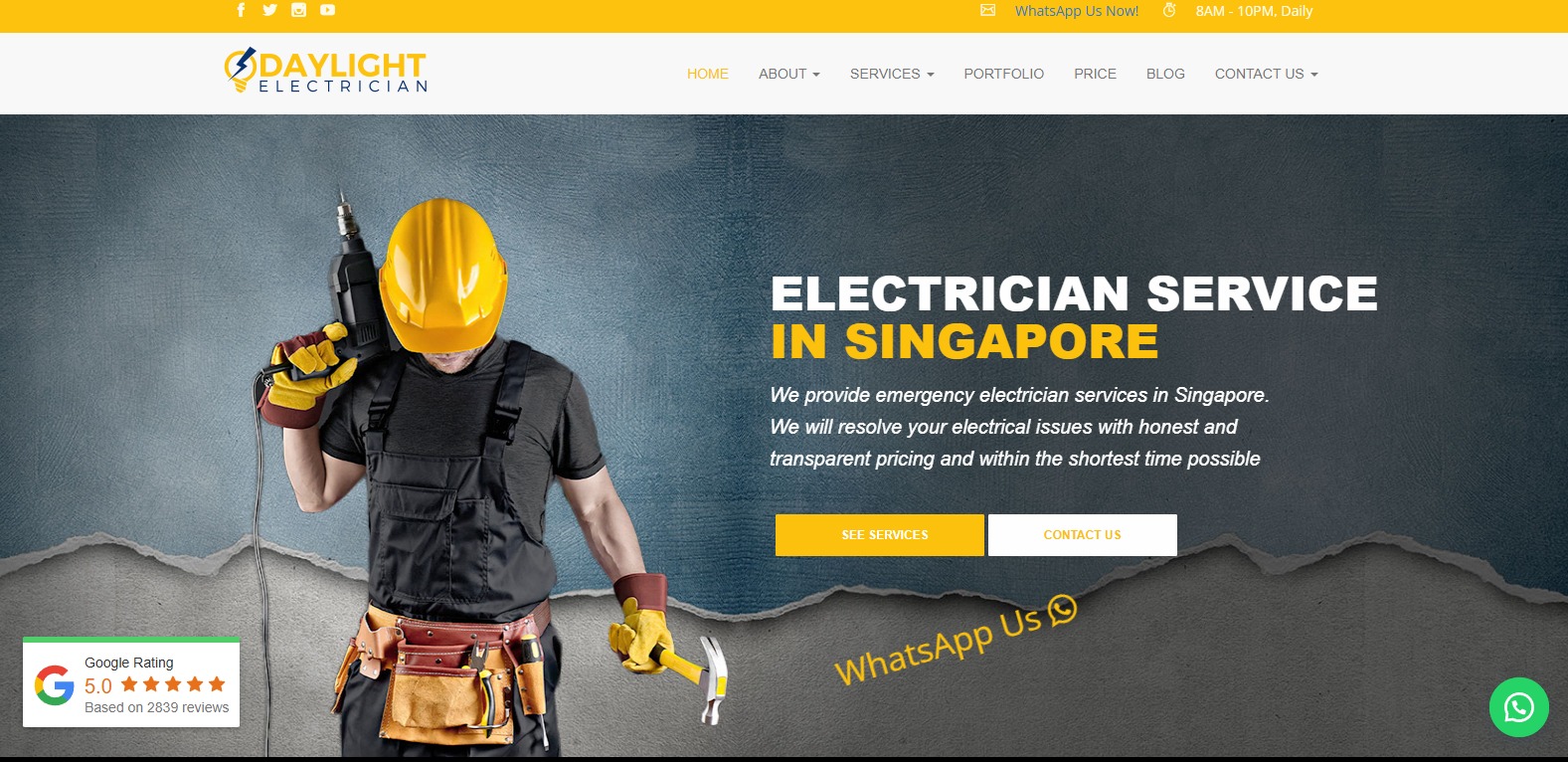 Daylight Electrician Singapore
