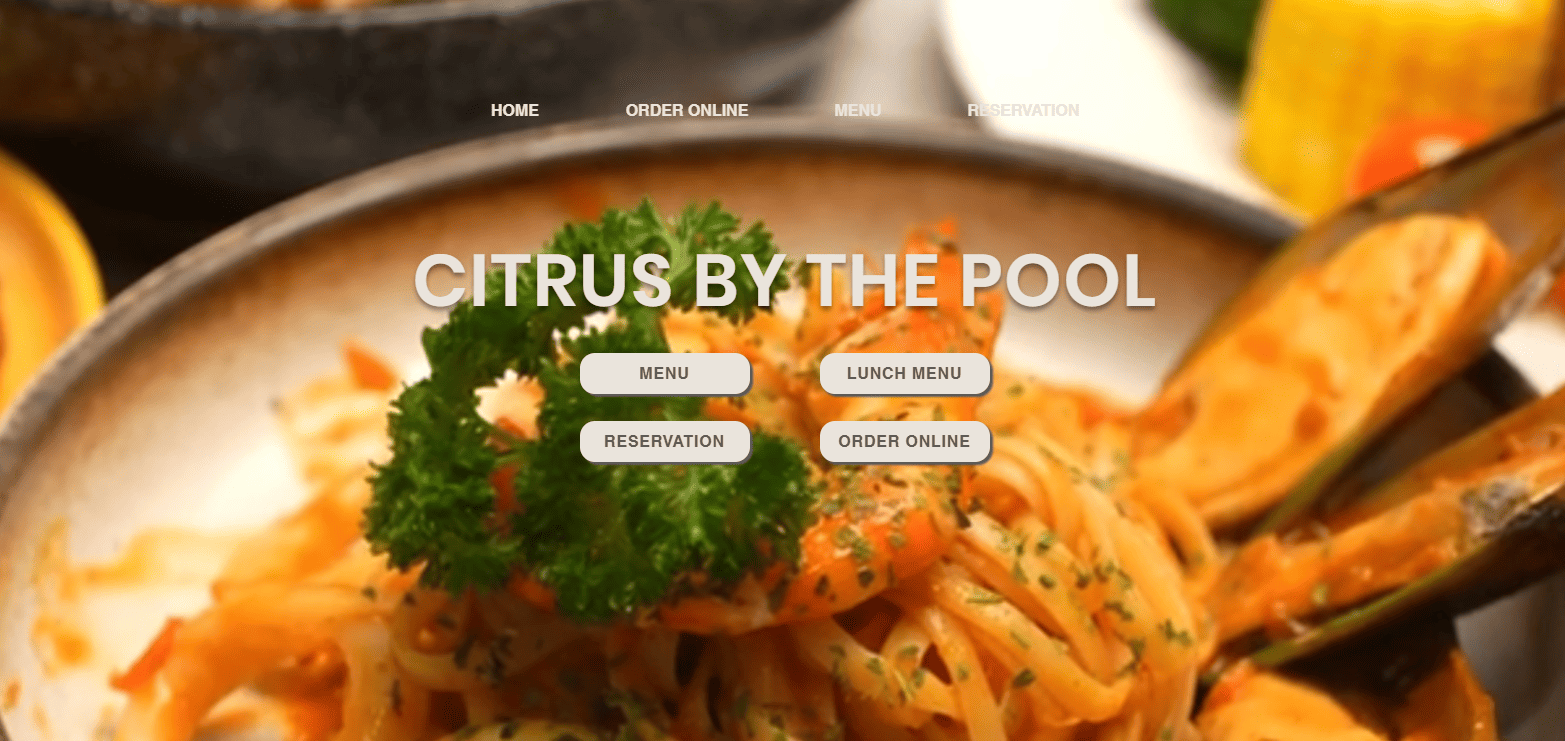 Citrus By The Pool